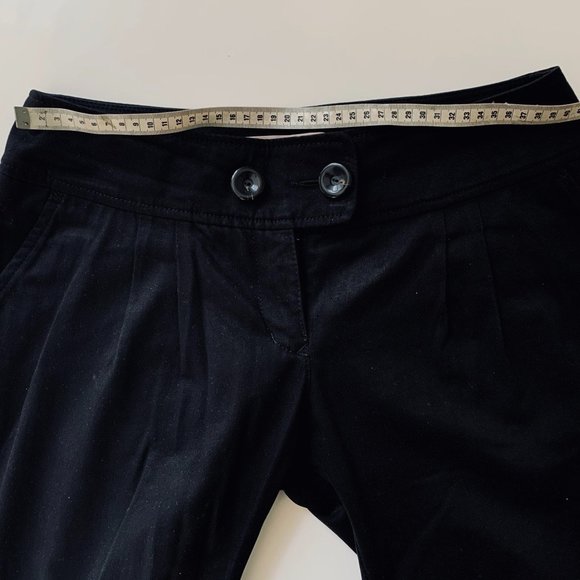 🇮🇹 RED VALENTINO black capri pants size 6 - Picture 8 of 9